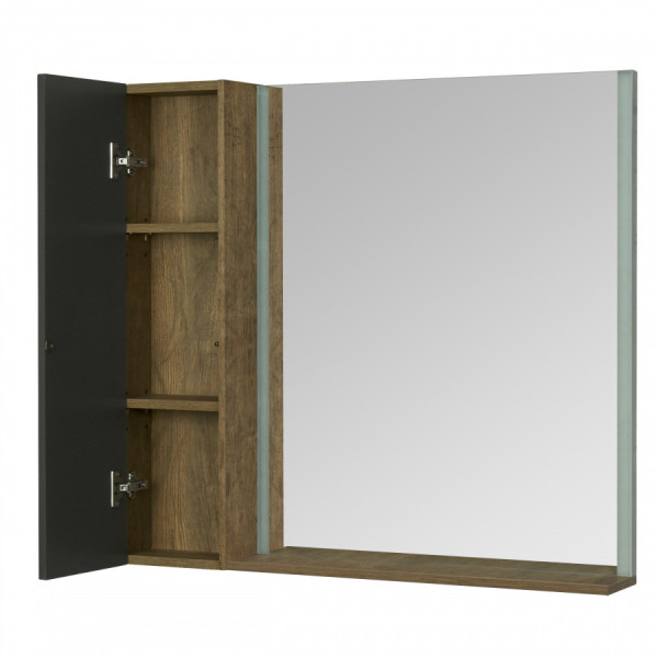 Шкаф подвесной Aquaton Терра 240x140x850 дуб кантри, антрацит (1.A247.4.03T.EKA.0)