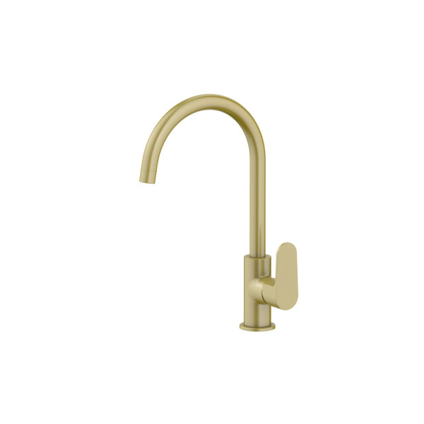 Смеситель для кухни Aquatek Оберон шлифованное золото (AQ1282BG) Смеситель для кухни Aquatek Оберон шлифованное золото (AQ1282BG)