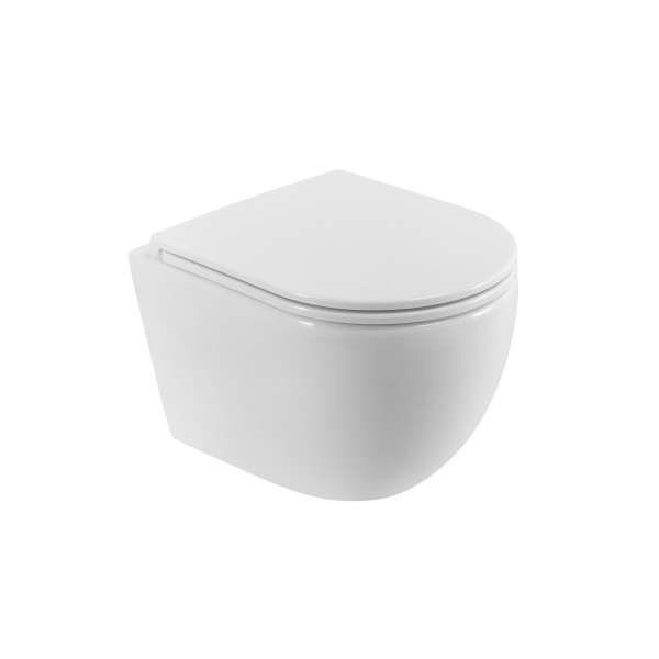 Унитаз подвесной BelBagno Элемент безободковый с сиденьем soft close белый (BB003CH-TOR/SC) Унитаз подвесной BelBagno Элемент безободковый с сиденьем soft close белый (BB003CH-TOR/SC)