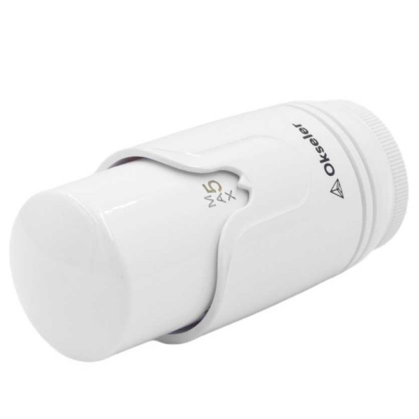 Головка термостатическая Okseler Design M30x1,5 белая (Oks01019)