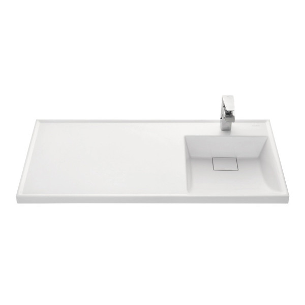 Раковина встраивемая Aquaton Лондри 120 белая правая (1A72243KLH010) Раковина встраивемая Aquaton Лондри 120 белая правая (1A72243KLH010)