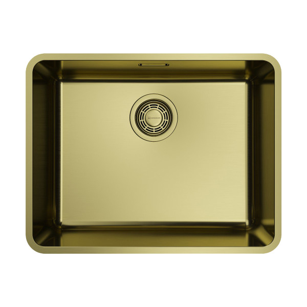 Мойка для кухни врезная Omoikiri Omi 53-U/I Ultra-LG нерж. сталь/светлое золото (4997409)