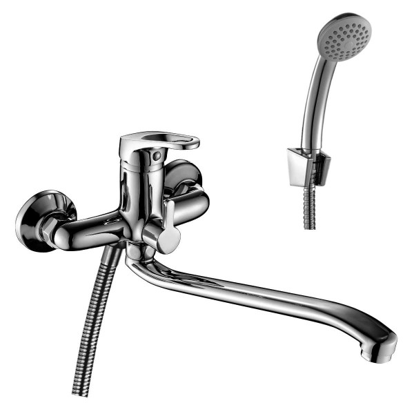 Смеситель для ванны и душа Rossinka B35-34 с душевым комплектом (B35-34)