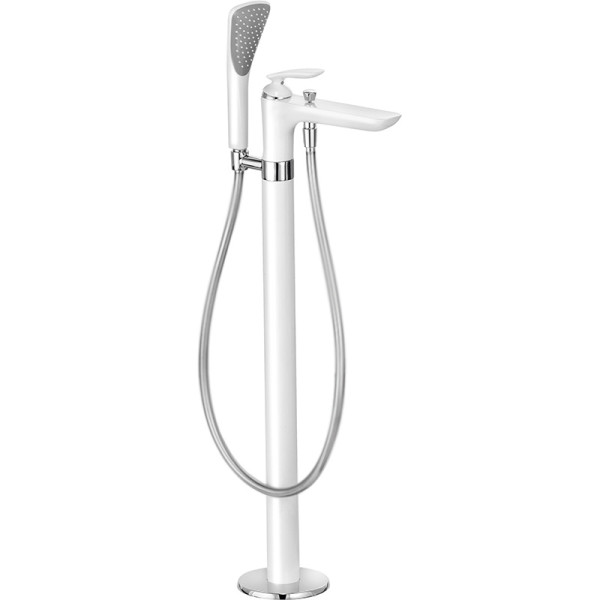 Смеситель для ванны напольный Kludi Balance с душевым гарнитуром (525909175) Смеситель для ванны напольный Kludi Balance с душевым гарнитуром (525909175)