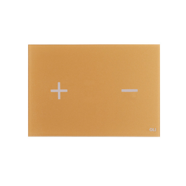 Клавиша смывная Oli Glassy золотой (878700)