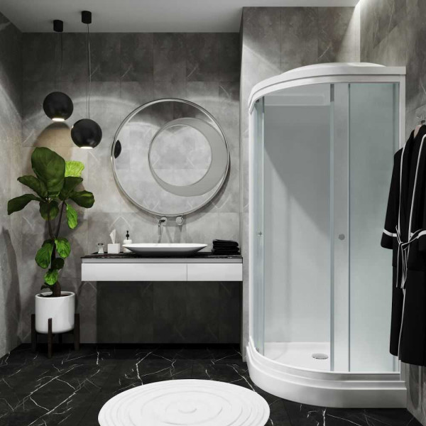 Душевая кабина Triton Лайт A 90х90 стекло градиент ДН4