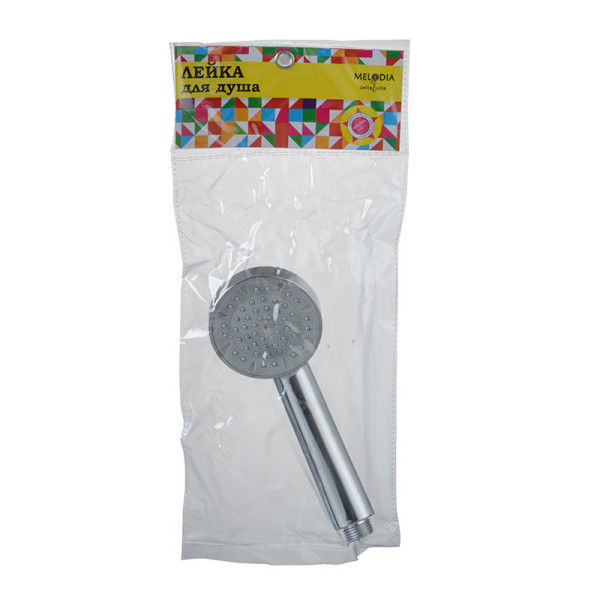 Лейка душевая Melodia 1 функция d75хром/серый (MKP20418)