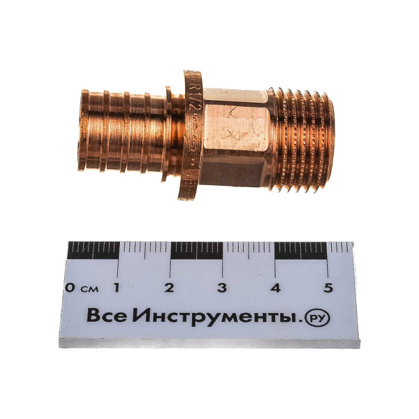 Соединение прямое Rehau Rautitan RX+ 20*1/2"Н (бронза) (14563141001)