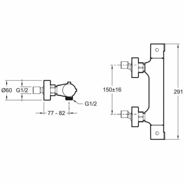 Смеситель для душа Jacob Delafon Brive хром (E24334-CP)