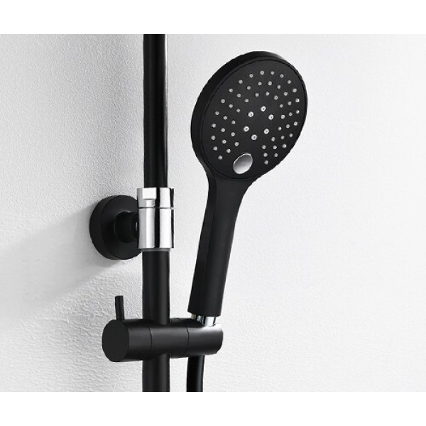 Система душевая WasserKRAFT A17401 черная Система душевая WasserKRAFT A17401 черная