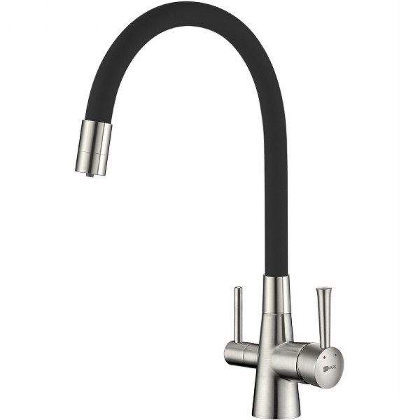 Смеситель для кухни Lemark Comfort хром/черный (LM3075BN-Black) Смеситель для кухни Lemark Comfort хром/черный (LM3075BN-Black)