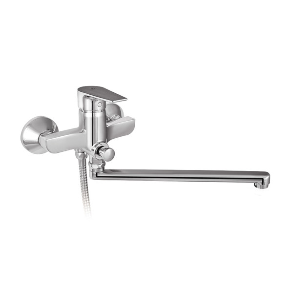 Смеситель для ванны и раковины Mofem Trend Plus 605 с душевым набором (155-1513-00) Смеситель для ванны и раковины Mofem Trend Plus 605 с душевым набором (155-1513-00)