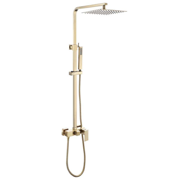 Душевая система Abber Daheim золото матовое (AF8220G)