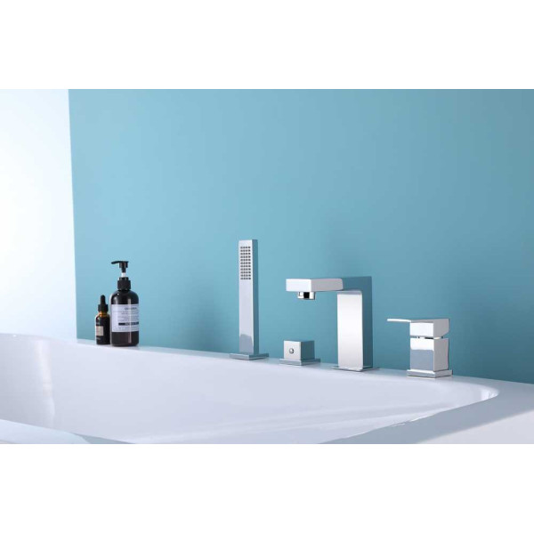 Смеситель на борт ванны Abber Daheim хром (AF8213) Смеситель на борт ванны Abber Daheim хром (AF8213)