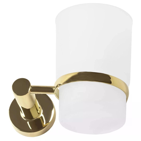 Стакан настенный Rea 322211A Gold золото (REA-77085)