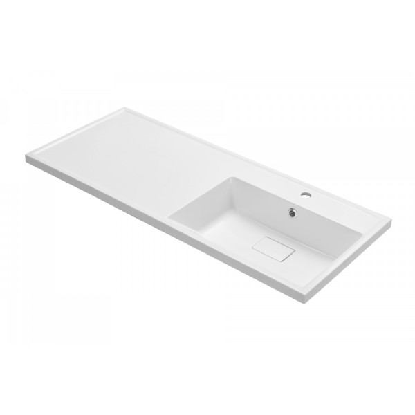 Раковина над стиральной машиной Aquaton Лайн 50x120x16 R белый (1.A720.8.3KL.F01.0)