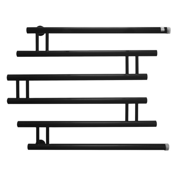 Полотенцесушитель водяной Energy Modern 600x700 черный матовый