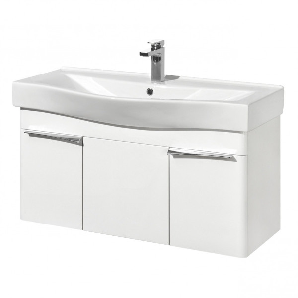 Тумба подвесная Aquaton Беверли 966x357x455 белый (1.A236.7.01B.V01.0)