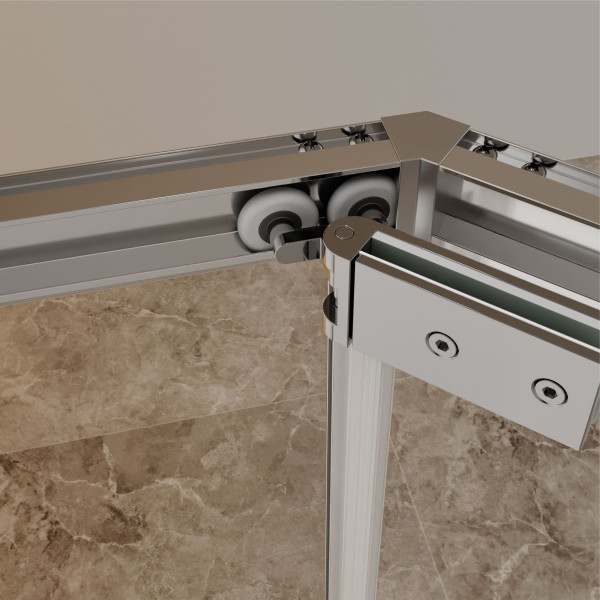 Душевой уголок RGW Passage PA-86 NEW 100x100x195 стекло прозрачное, профиль хром (38088600-11N)