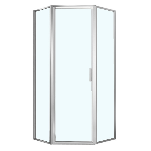 Душевое ограждение Azario Richmond 90х90х200 стекло прозрачное профиль серебро (AZ-NAG3231 90)