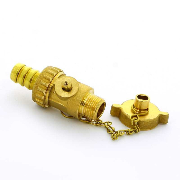 Кран Itap 3/8" Н шаровый сливной с заглушкой (латунный штуцер) (1390038) Кран Itap 3/8" Н шаровый сливной с заглушкой (латунный штуцер) (1390038)