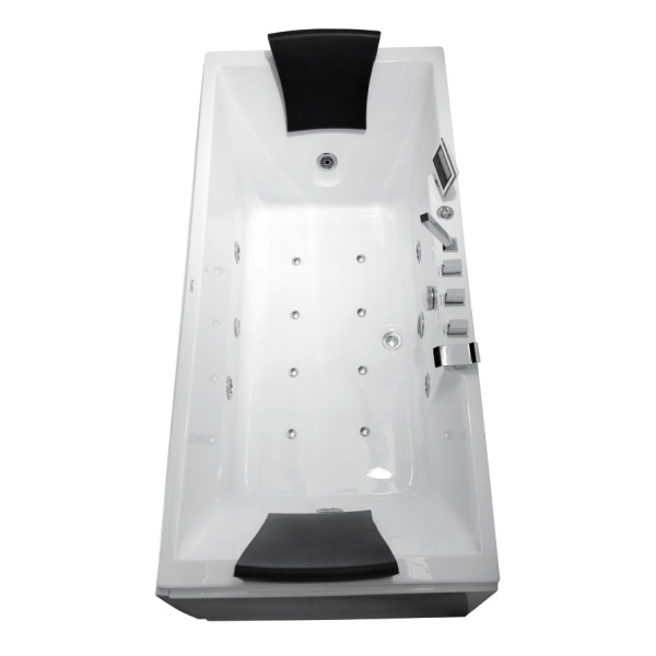 Ванна гидромассажная и аэромассажная Gemy G9065 K L 1750х850х720