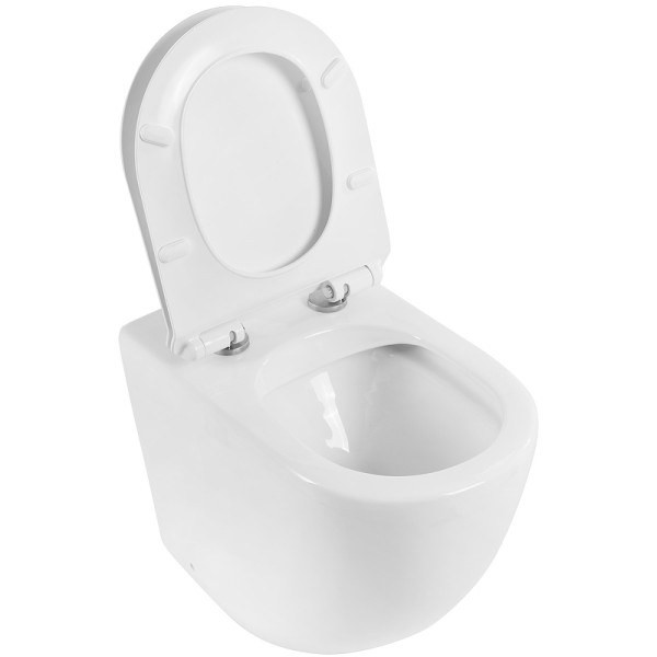 Унитаз приставной BelBagno Sfera-R безободковый (BB2141CBR/BB2111SC)