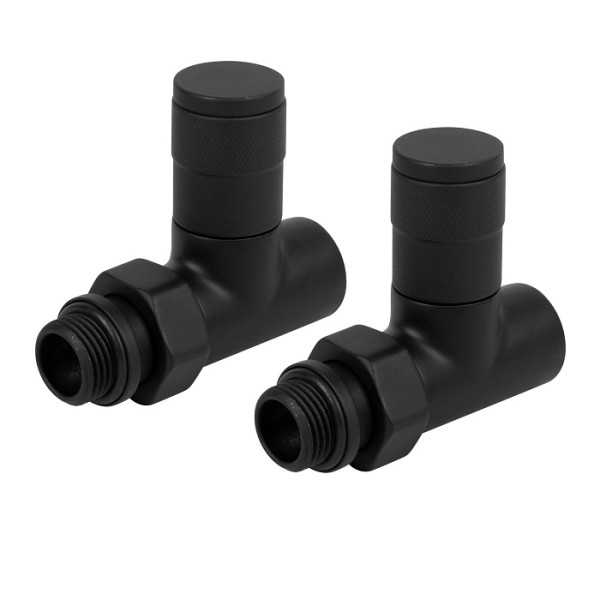Комплект дизайн-вентилей Royal Thermo PIANO 1/2" прямой (черный) (RTE 56.0011) Комплект дизайн-вентилей Royal Thermo PIANO 1/2" прямой (черный) (RTE 56.0011)