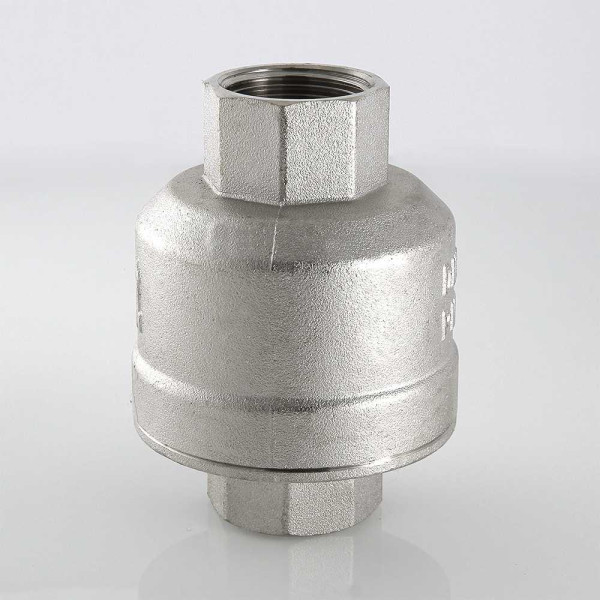 Клапан обратный вертикальный 1" для гравитационных систем Valtec никель (VT.202.N.06)