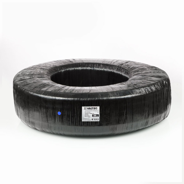 Труба п/э Valtec PEXa-EVOH 25*3,5 мм. в синей теплоизоляции 6 мм (бухта 50 м.) (VA2535.4.R06B.50) Труба п/э Valtec PEXa-EVOH 25*3,5 мм. в синей теплоизоляции 6 мм (бухта 50 м.) (VA2535.4.R06B.50)