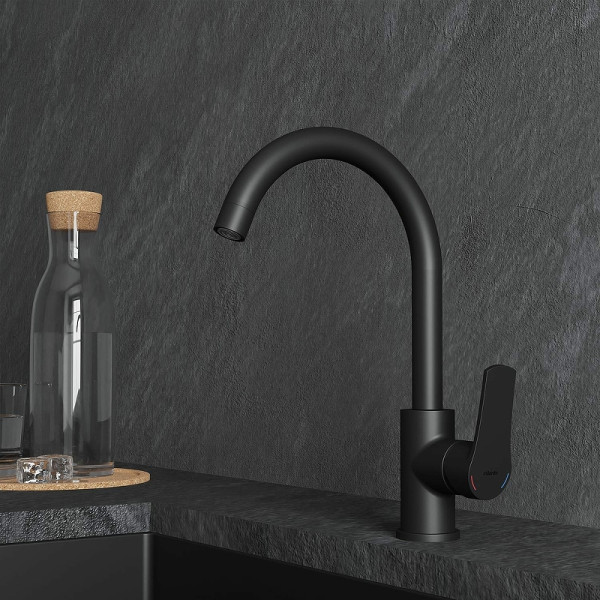 Смеситель для кухни Milardo Meal черный (M01BLJ0M05)