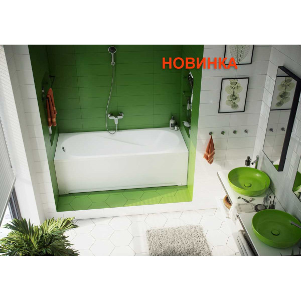 Экран фронтальный1600 (к ванне Лоранто Арктика, Novaro La, белый)