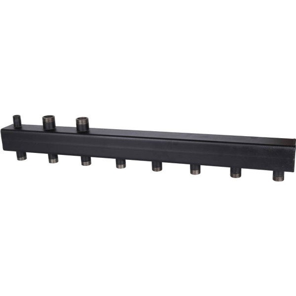 Коллектор распределительный Rommer 1"*1 1/4" на 4 контура (сталь, до 80 кВт) (RDG-0016-004004) Коллектор распределительный Rommer 1"*1 1/4" на 4 контура (сталь, до 80 кВт) (RDG-0016-004004)