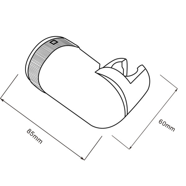 Кронштейн для душа Melodia хром (MKP20502) Кронштейн для душа Melodia хром (MKP20502)