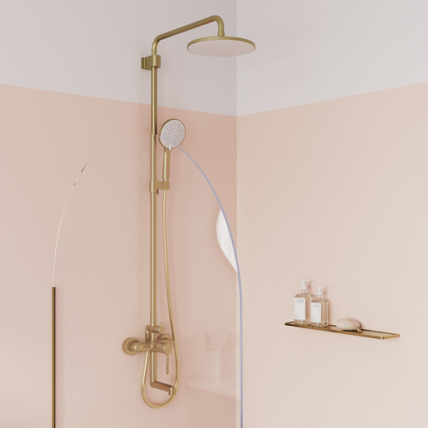 Душевая система Iddis Aiger Золотой (AIGMG3Fi06)