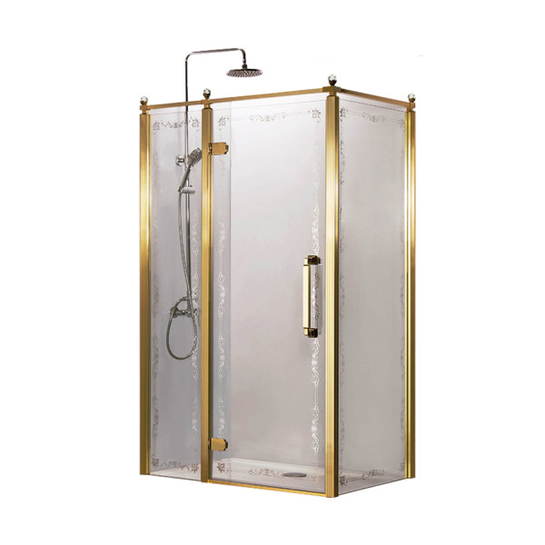 Душевое ограждение Azario Ontario 90х1200х200 L стекло прозрачное с узором профиль (AZ-NBB1231-L 90 GOLD) Душевое ограждение Azario Ontario 90х1200х200 L стекло прозрачное с узором профиль (AZ-NBB1231-L 90 GOLD)