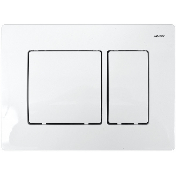 Клавиша смывная для инсталляции Azario двойная, белый (AZ-8200-0032) Клавиша смывная для инсталляции Azario двойная, белый (AZ-8200-0032)