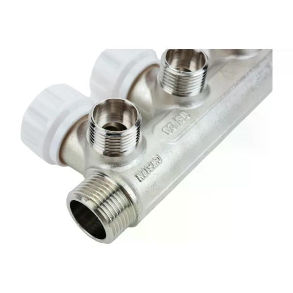 Коллектор 4 отв. регулируемый 3/4"x1/2" Н Valtec (VTc.570.N.0504) Коллектор 4 отв. регулируемый 3/4"x1/2" Н Valtec (VTc.570.N.0504)