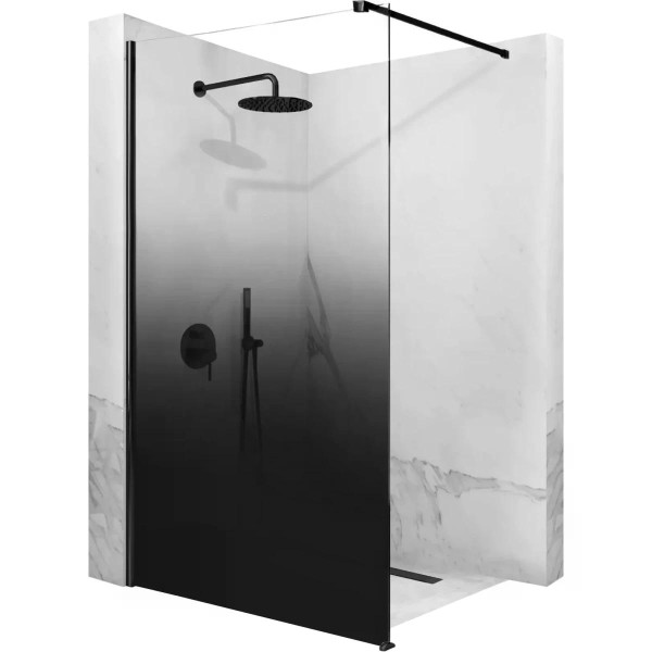 Душевое ограждение Rea Aero 100x195 Blac/Black стекло прозрачное, профиль черный матовый (REA-K2460) Душевое ограждение Rea Aero 100x195 Blac/Black стекло прозрачное, профиль черный матовый (REA-K2460)