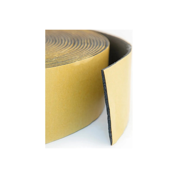 Лента армированная самоклеящаяся из вспененного каучука Aviora 50 мм х 15 м х 3 мм (302-074)