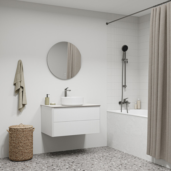 Смеситель для ванны и душа Iddis Parker графит матовый (PARGM00i02WA)