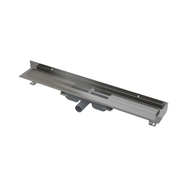 Лоток душевой Alcaplast с порогами для цельной решетки и фиксированным воротником к стене (APZ116-950)