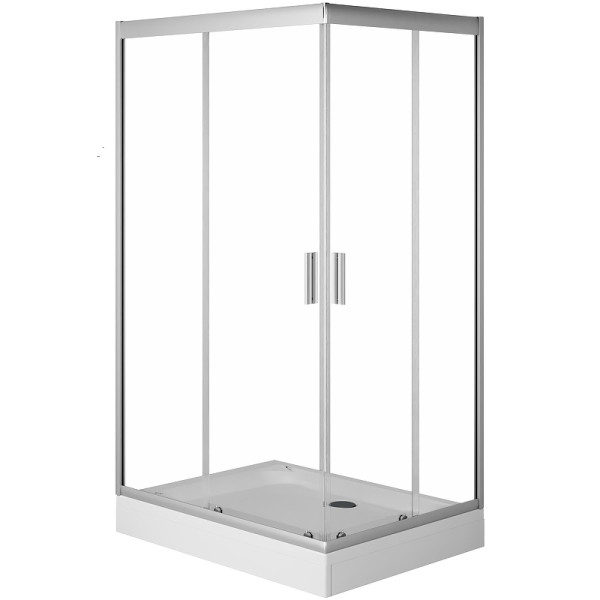 Душевой уголок AM.PM Gem 90x120 стекло прозрачное, профиль хром матовый (W90G-404-120290-MT) Душевой уголок AM.PM Gem 90x120 стекло прозрачное, профиль хром матовый (W90G-404-120290-MT)