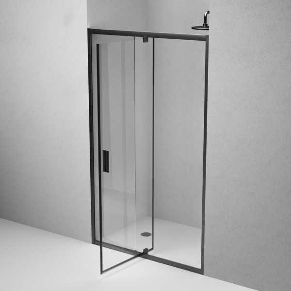 Душевая дверь AM.PM Gem 120x195 стекло прозрачное, профиль черный матовый (W90G-120-1P-BT) Душевая дверь AM.PM Gem 120x195 стекло прозрачное, профиль черный матовый (W90G-120-1P-BT)