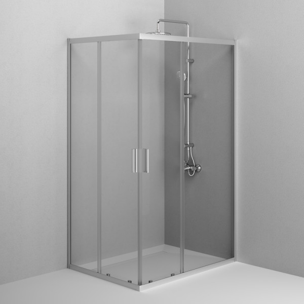 Душевой уголок AM.PM Gem 120x90x195 стекло прозрачное, профиль хром матовый (W90G-403-120290-MT)