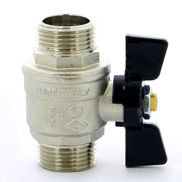 Кран Bugatti 1" НН шаровый Oregon 327 (черная бабочка) (03270032)