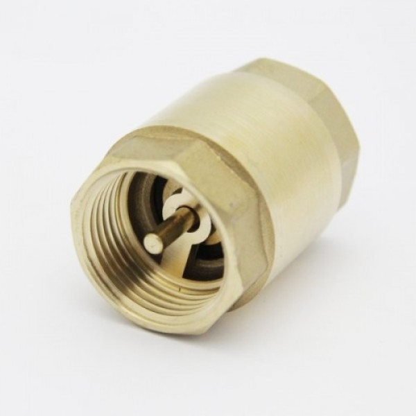 Клапан обратный вертикальный 1 1/4" Aquario (с латунным седлом)