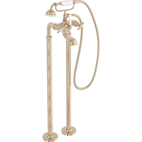 Смеситель напольный Jacob Delafon Cleo 1889 золотой (E24314-BGG)