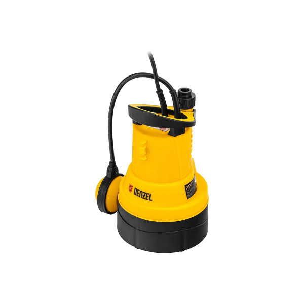 Насос дренажный Denzel DPB400 для чистой воды 400 Вт, подъем 11 м, 5500 л/ч (97266) Насос дренажный Denzel DPB400 для чистой воды 400 Вт, подъем 11 м, 5500 л/ч (97266)