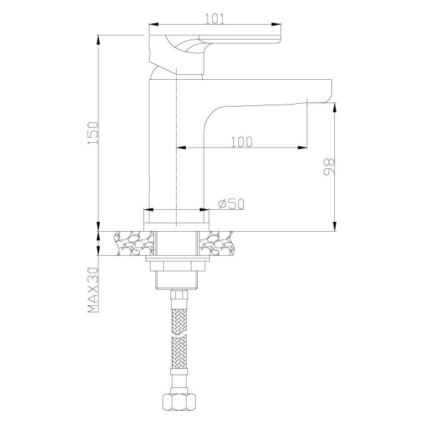 Смеситель для раковины Rossinka RS33-11U (RS33-11U) Смеситель для раковины Rossinka RS33-11U (RS33-11U)